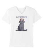 NOT IMPRESSED  Tricou mânecă scurtă guler V Bărbat Presenter