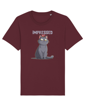 NOT IMPRESSED  Burgundy