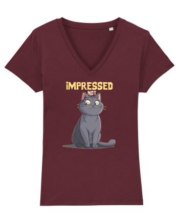 NOT IMPRESSED  2 Burgundy