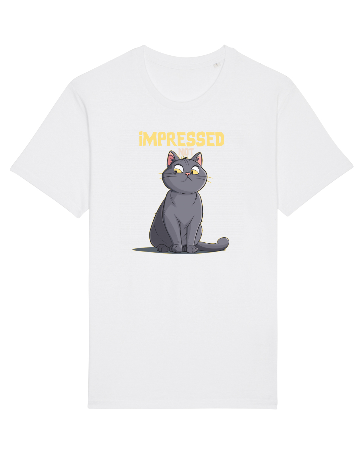 Tricou mânecă scurtă Unisex Rocker White