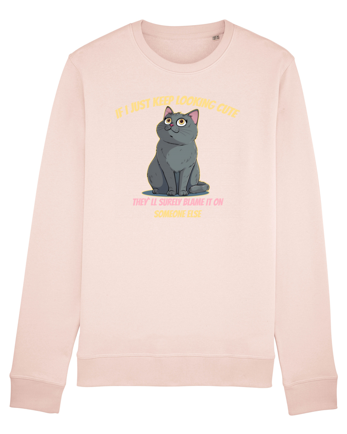Bluză mânecă lungă Unisex Rise Candy Pink