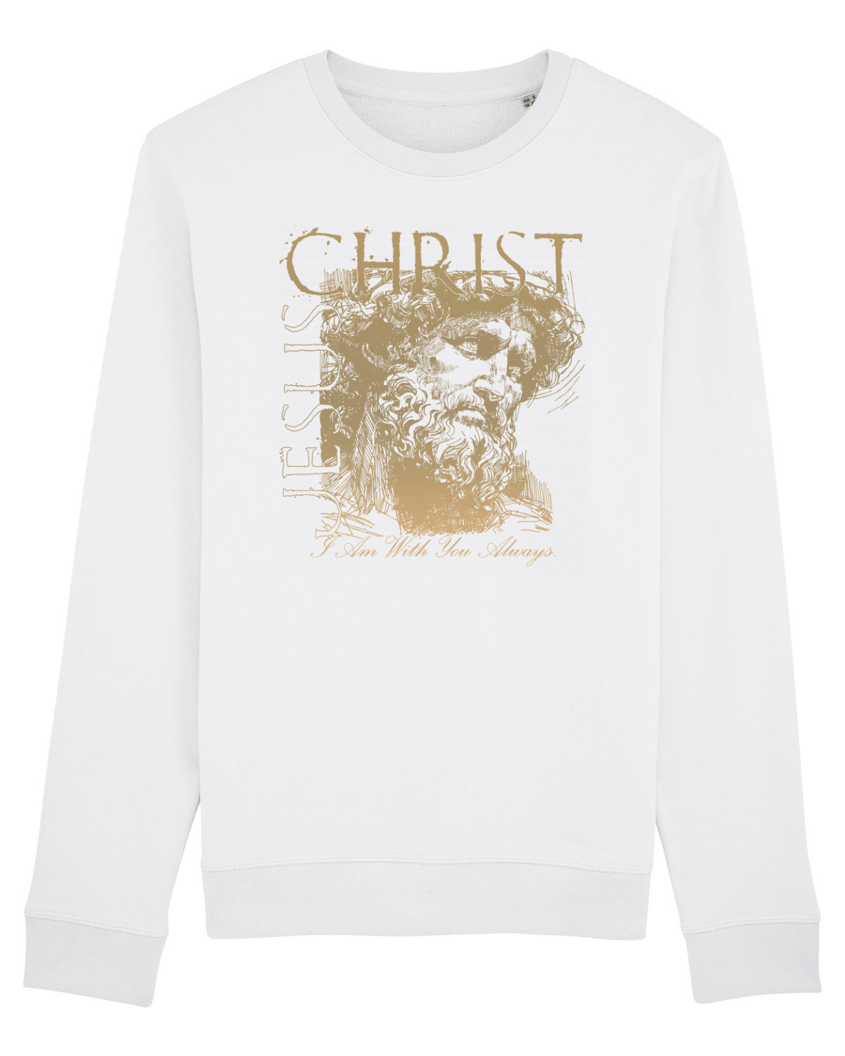 Bluză mânecă lungă Unisex Rise White