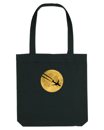 Avion peste luna Black
