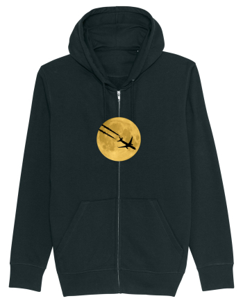 Avion peste luna Black