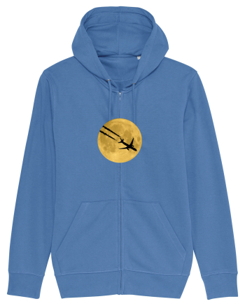 Avion peste luna Bright Blue