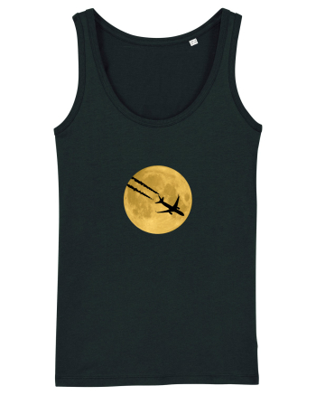 Avion peste luna Black