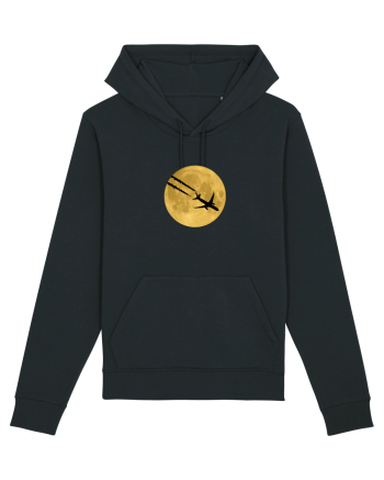 Avion peste luna Black