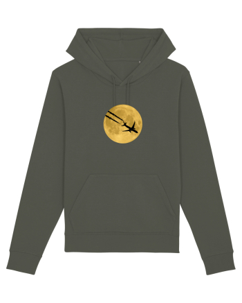 Avion peste luna Khaki