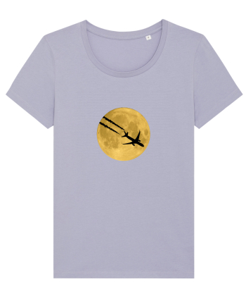 Avion peste luna Lavender