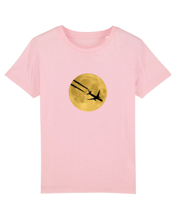 Avion peste luna Cotton Pink