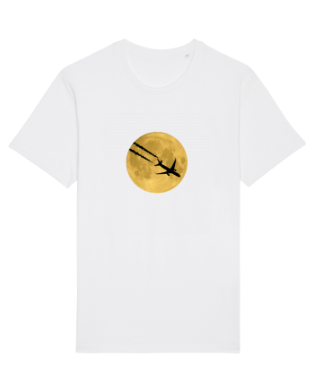 Avion peste luna White
