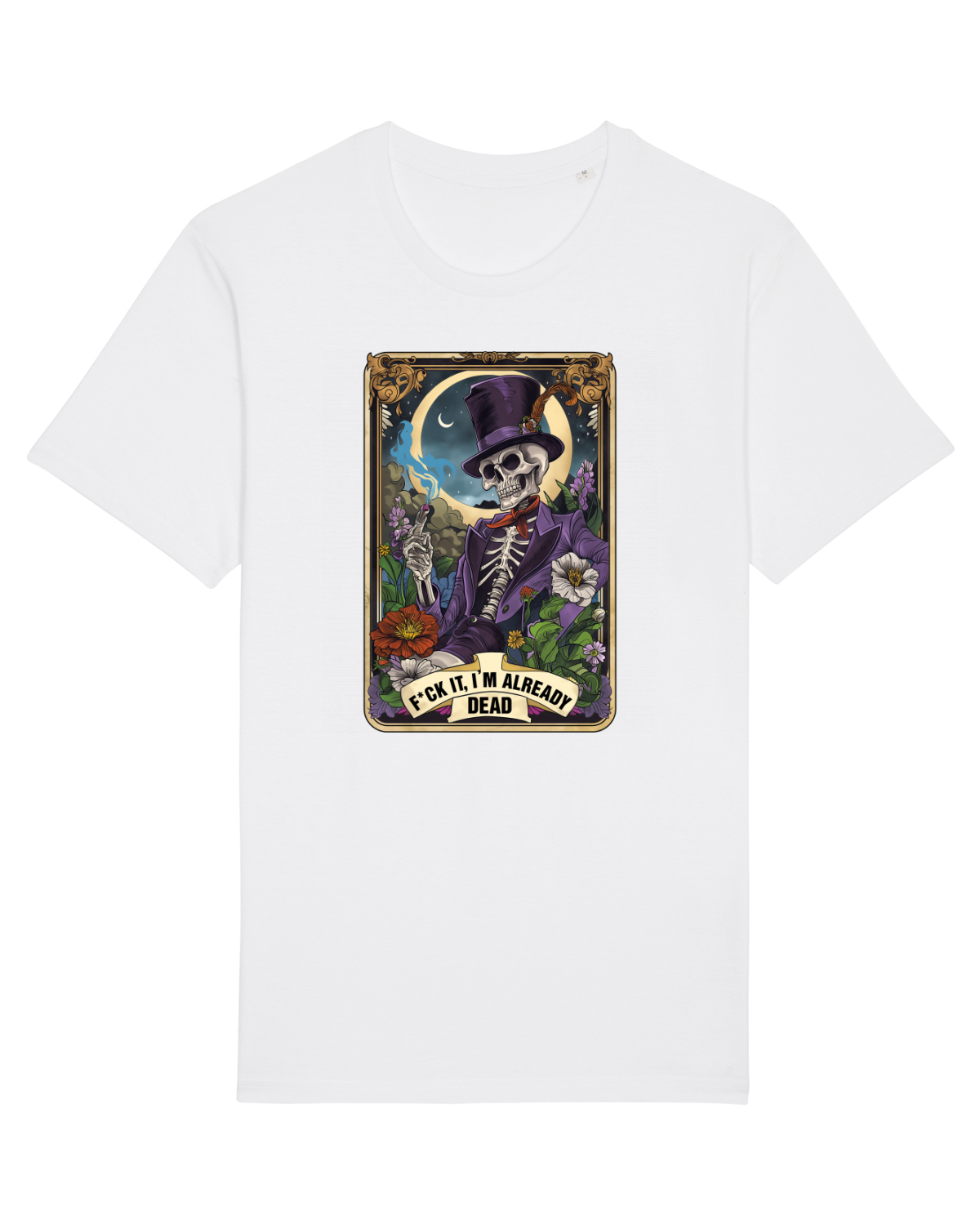 Tricou mânecă scurtă Unisex Rocker White