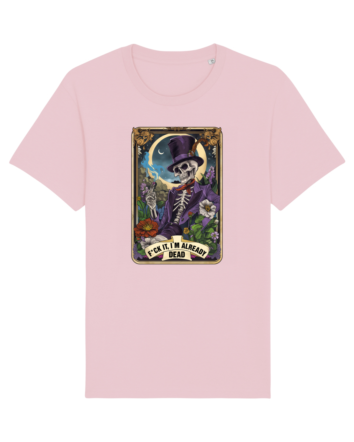 Tricou mânecă scurtă Unisex Rocker Cotton Pink