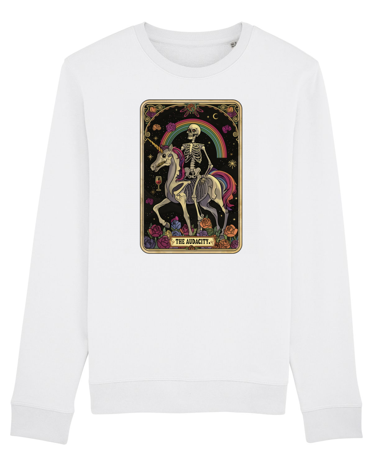 Bluză mânecă lungă Unisex Rise White