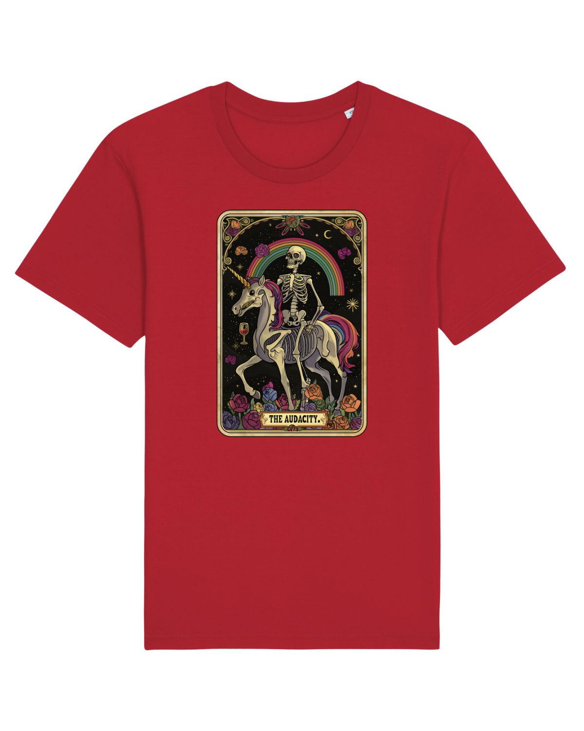 Tricou mânecă scurtă Unisex Rocker Red