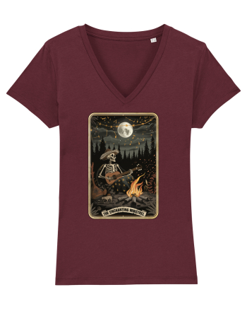 THE ENCHANTING MINSTREL Burgundy