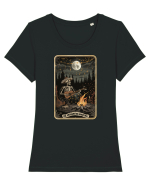 THE ENCHANTING MINSTREL Tricou mânecă scurtă guler larg fitted Damă Expresser