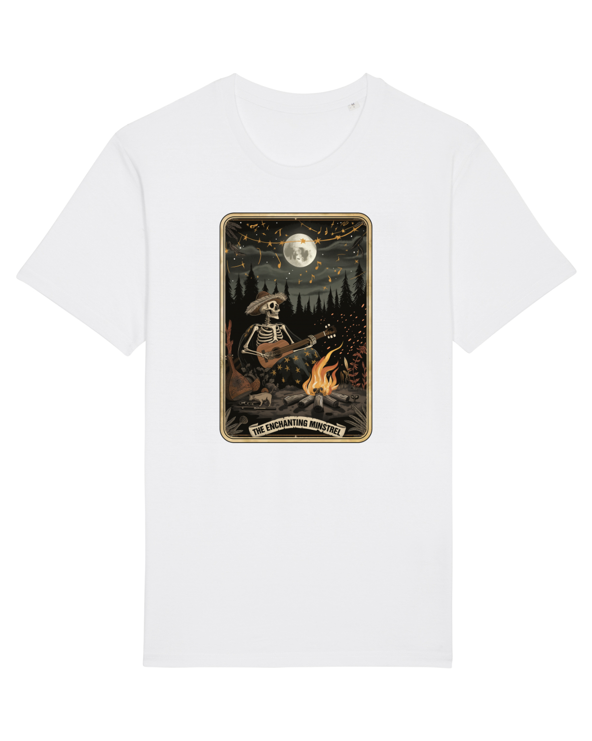 Tricou mânecă scurtă Unisex Rocker White