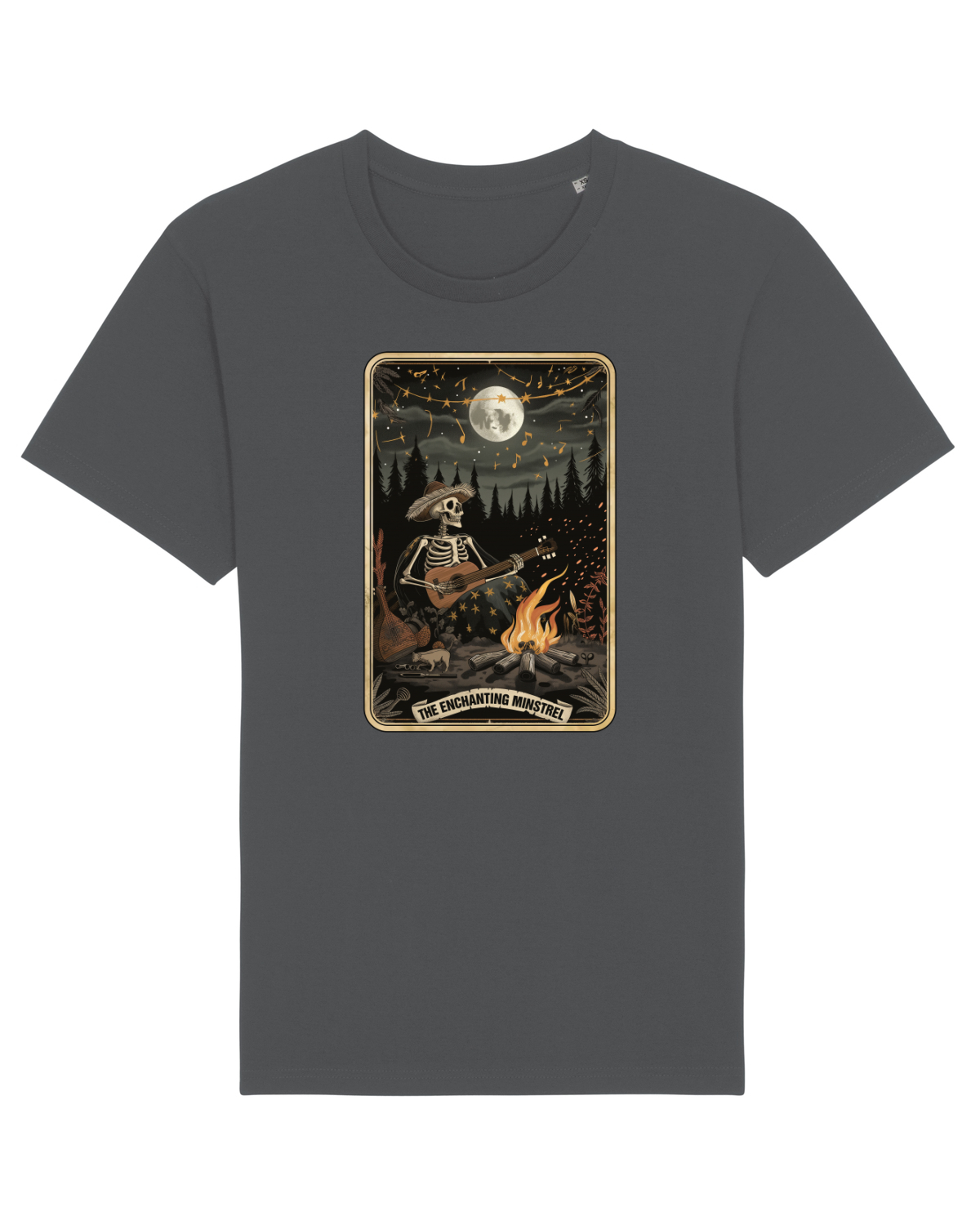 Tricou mânecă scurtă Unisex Rocker Anthracite