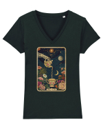 Spill the Tea Tricou mânecă scurtă guler V Damă Evoker