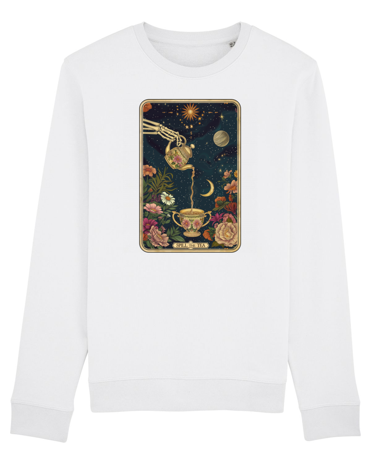 Bluză mânecă lungă Unisex Rise White
