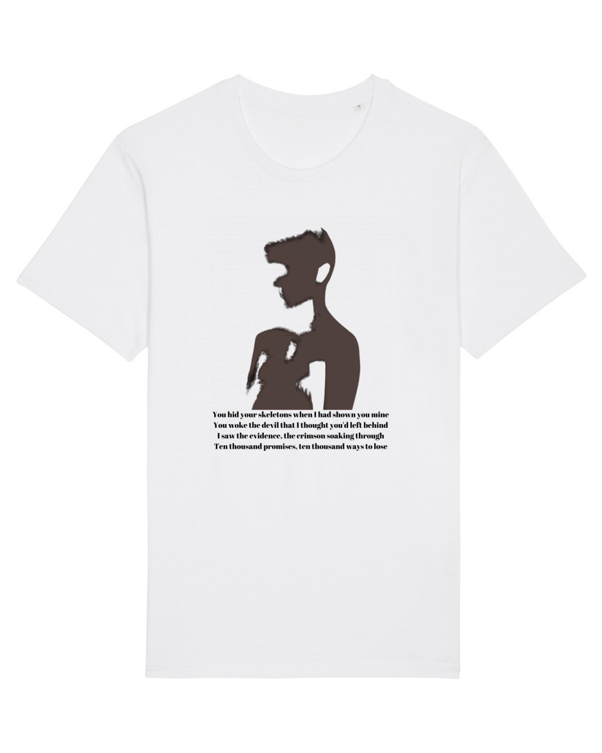 Tricou mânecă scurtă Unisex Rocker White