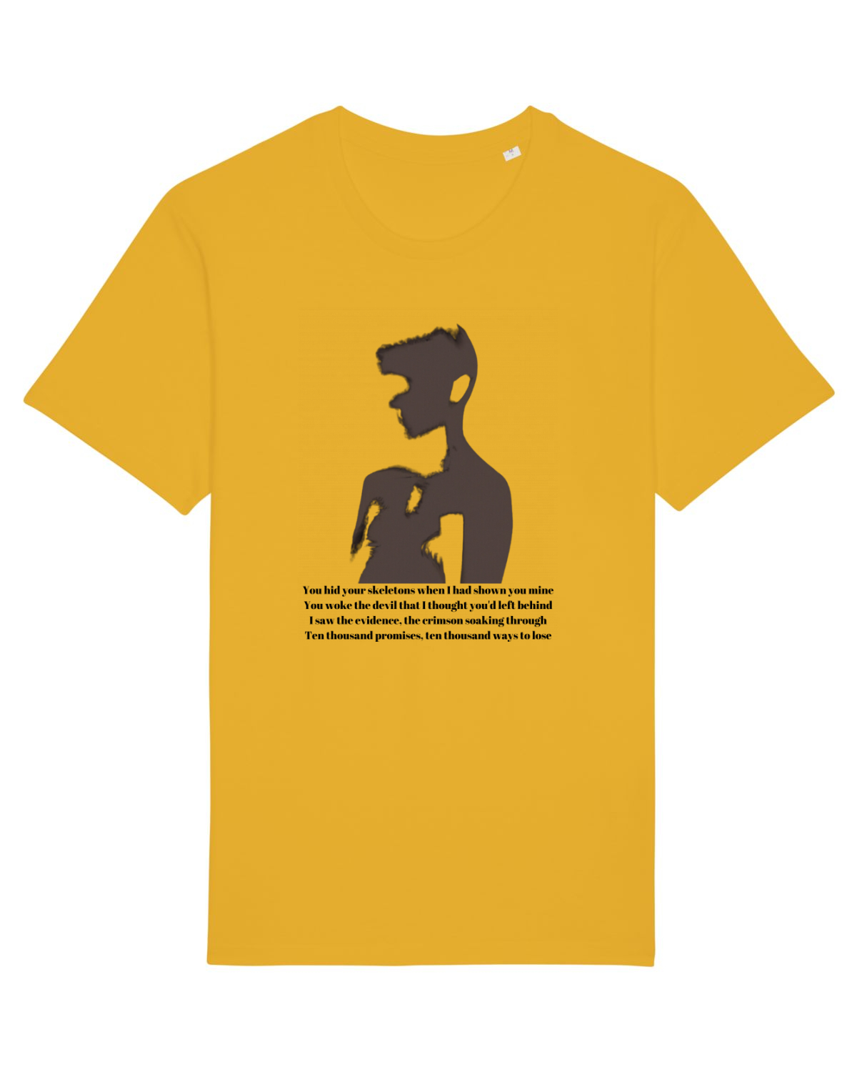 Tricou mânecă scurtă Unisex Rocker Spectra Yellow