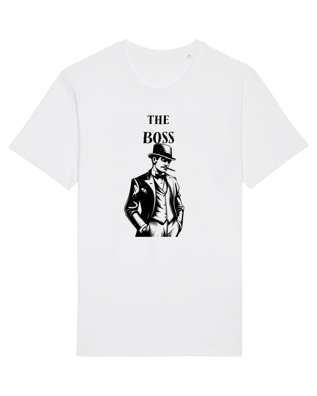 Tricou mânecă scurtă Unisex Rocker White