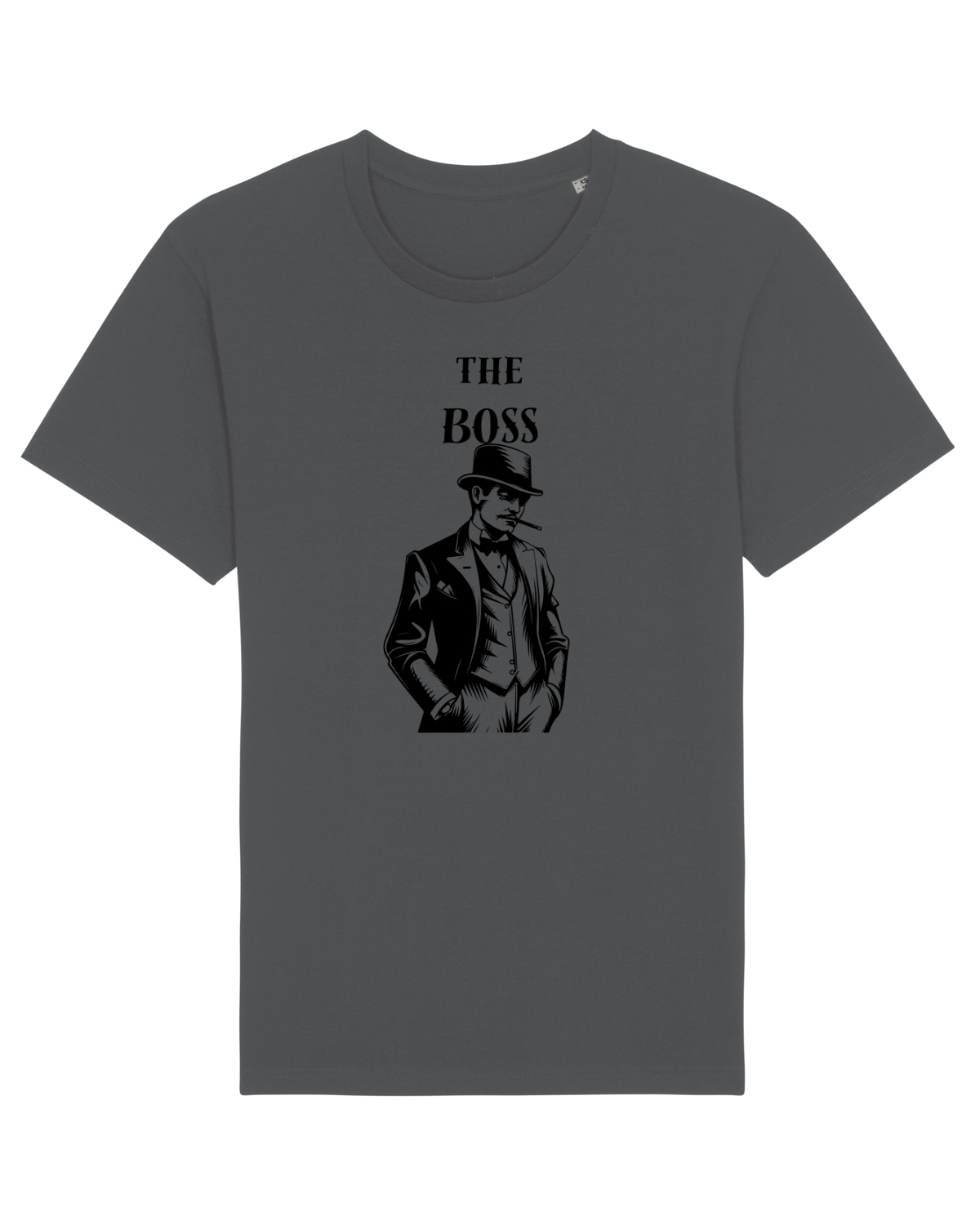 Tricou mânecă scurtă Unisex Rocker Anthracite