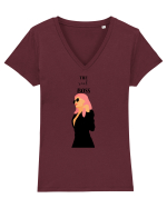 The real boss Tricou mânecă scurtă guler V Damă Evoker