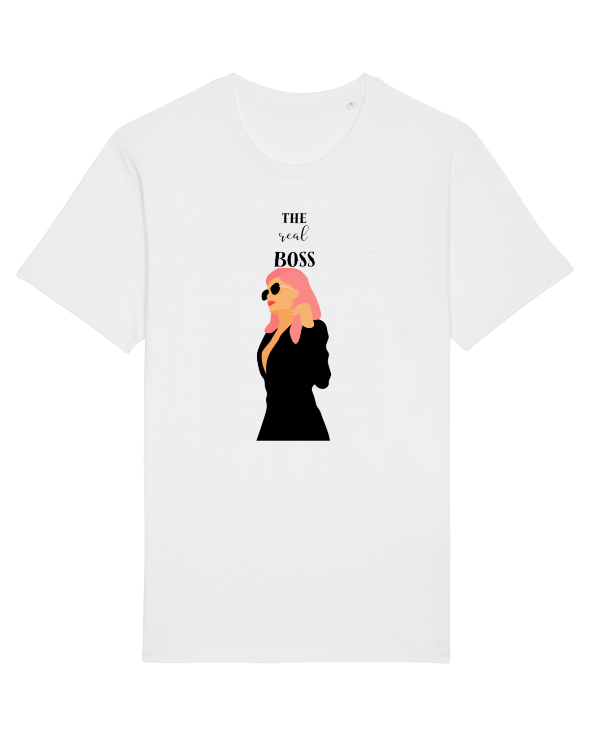 Tricou mânecă scurtă Unisex Rocker White
