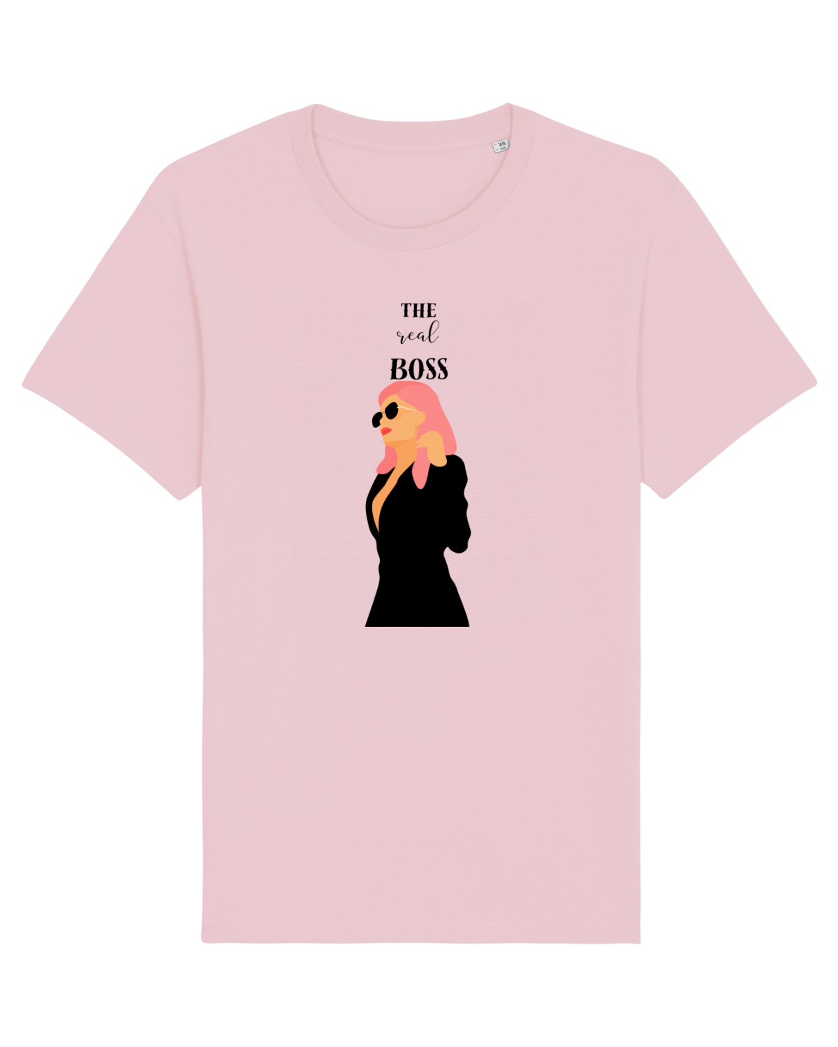 Tricou mânecă scurtă Unisex Rocker Cotton Pink
