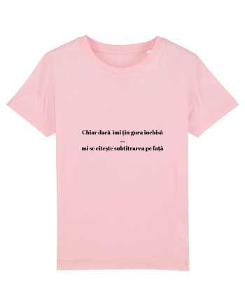 shut up Cotton Pink