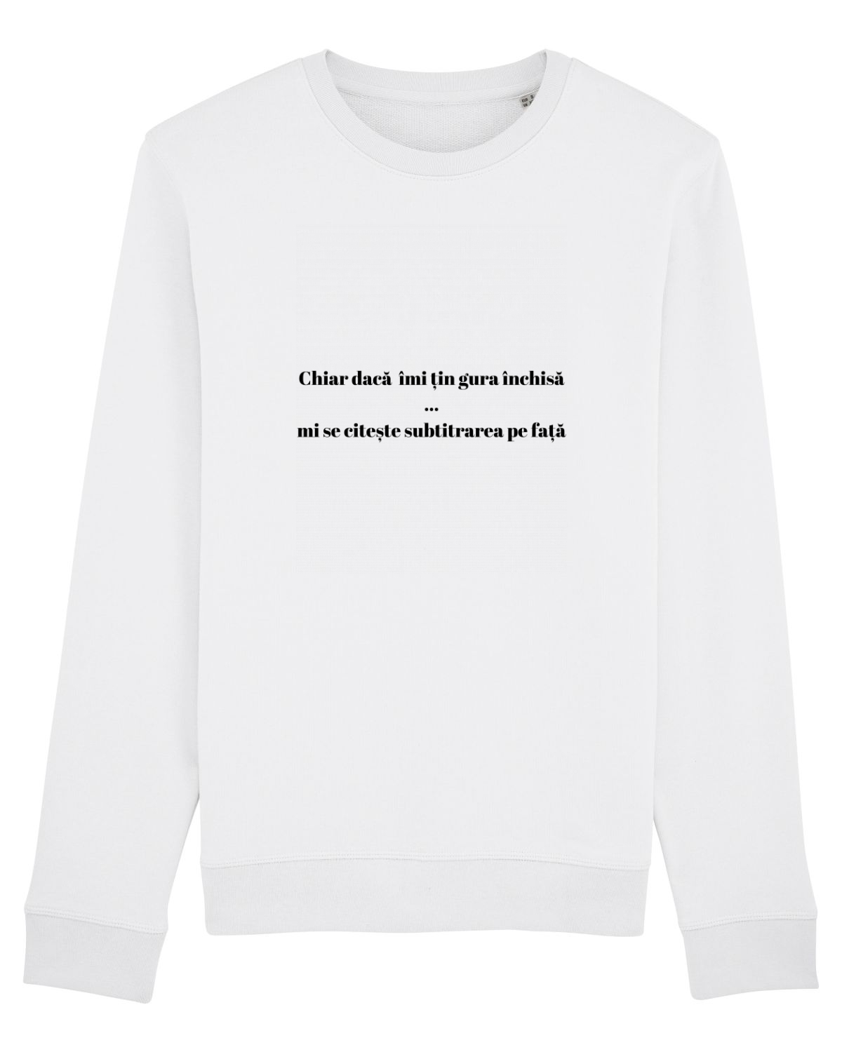 Bluză mânecă lungă Unisex Rise White