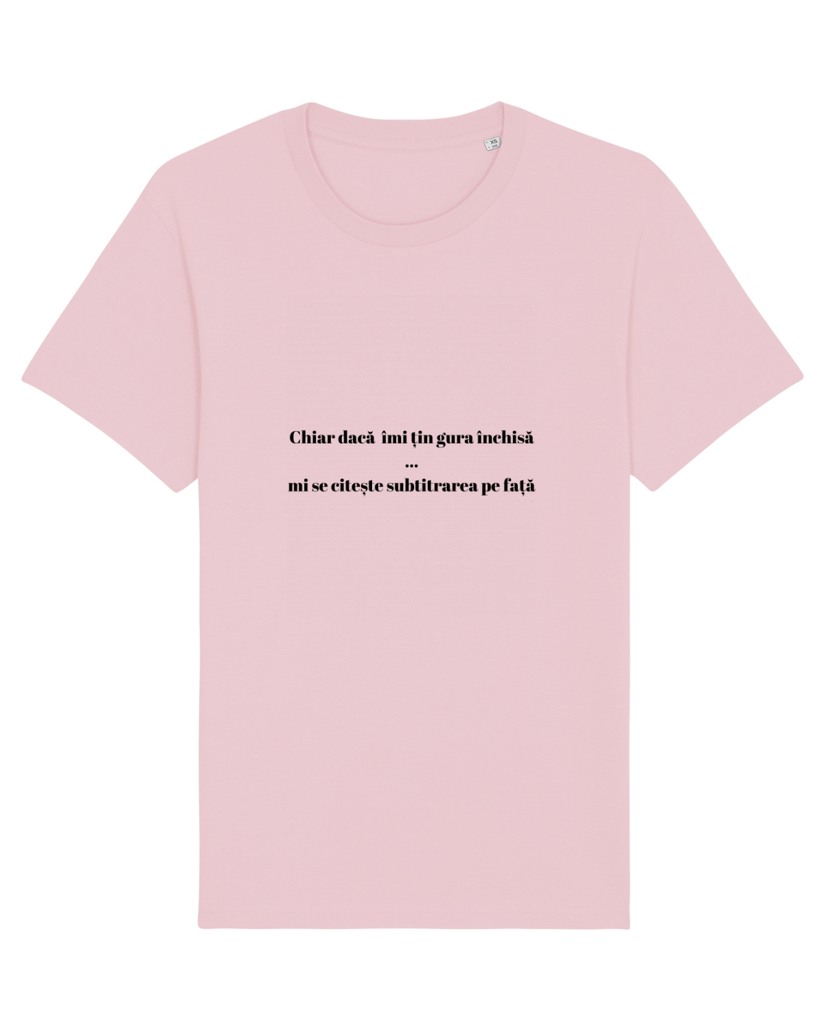 Tricou mânecă scurtă Unisex Rocker Cotton Pink