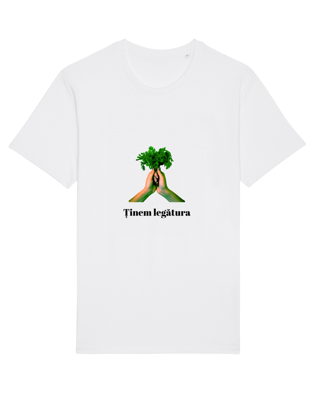 Tricou mânecă scurtă Unisex Rocker White