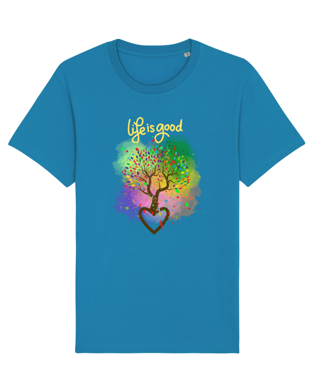Tricou mânecă scurtă Unisex Rocker Azur