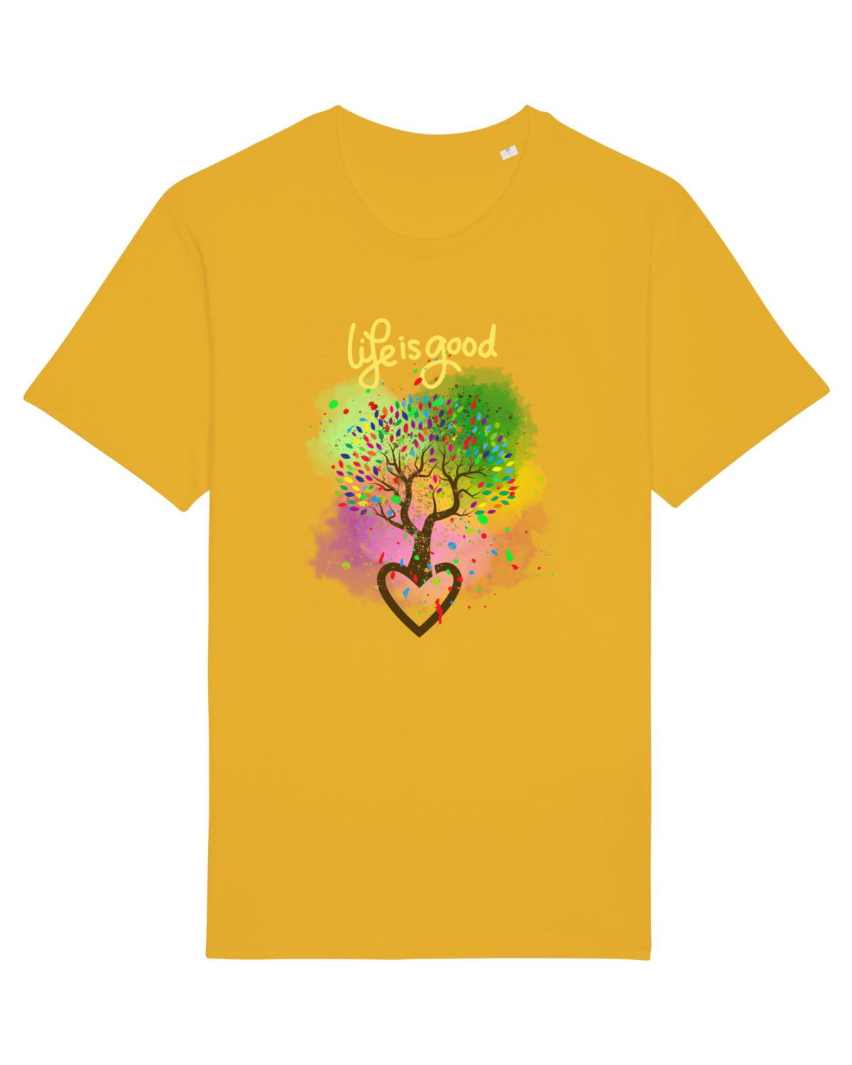 Tricou mânecă scurtă Unisex Rocker Spectra Yellow