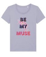 Muza  Tricou mânecă scurtă guler larg fitted Damă Expresser