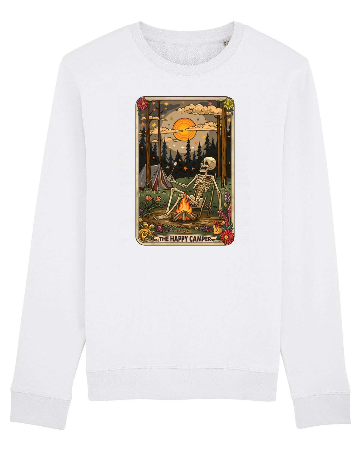 Bluză mânecă lungă Unisex Rise White