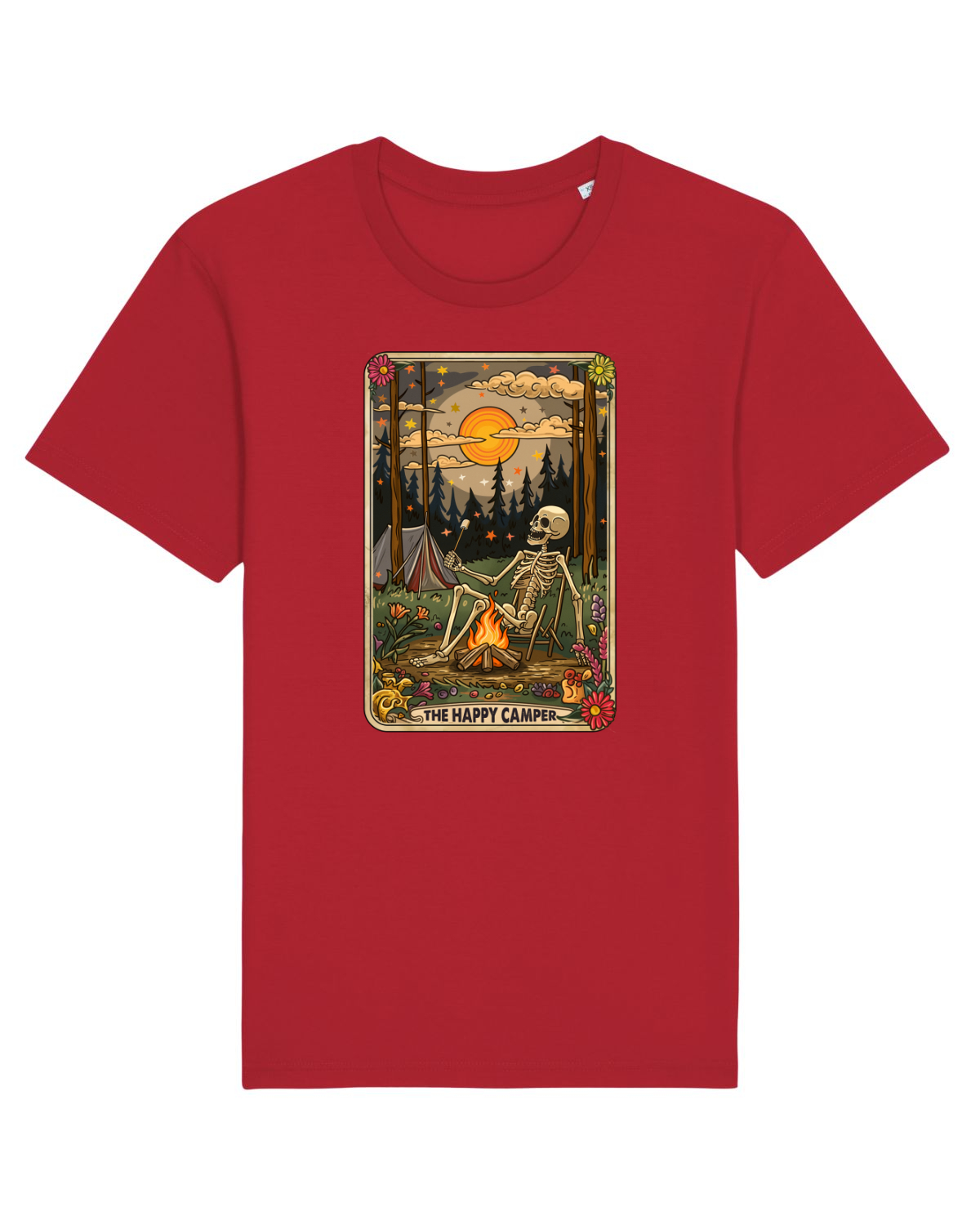 Tricou mânecă scurtă Unisex Rocker Red