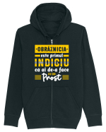 Obrăznicia este primul indiciu că ai de-a face cu un prost Hanorac cu fermoar Unisex Connector