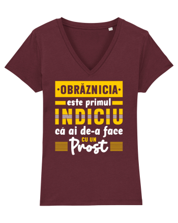 Obrăznicia este primul indiciu că ai de-a face cu un prost Burgundy