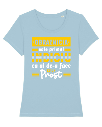 Obrăznicia este primul indiciu că ai de-a face cu un prost Sky Blue