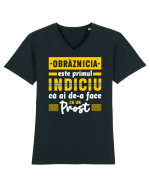 Obrăznicia este primul indiciu că ai de-a face cu un prost Tricou mânecă scurtă guler V Bărbat Presenter