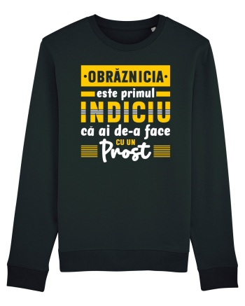 Obrăznicia este primul indiciu că ai de-a face cu un prost Bluză mânecă lungă Unisex Rise