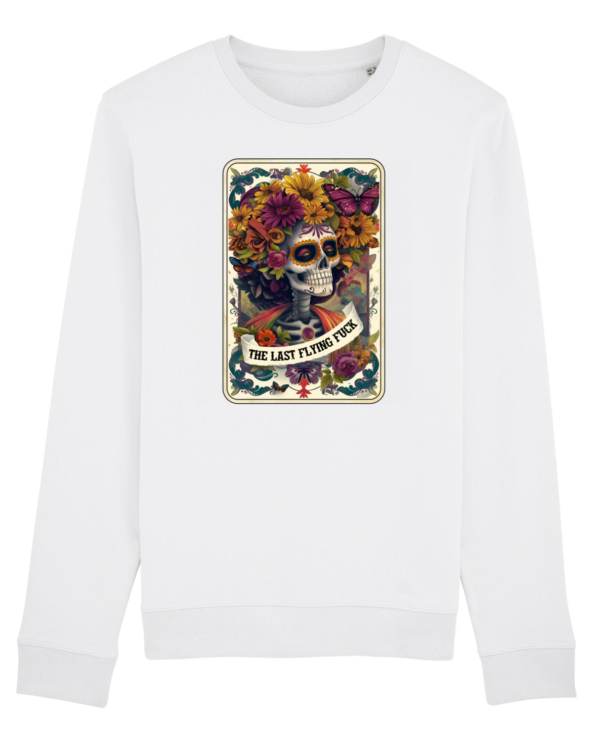 Bluză mânecă lungă Unisex Rise White