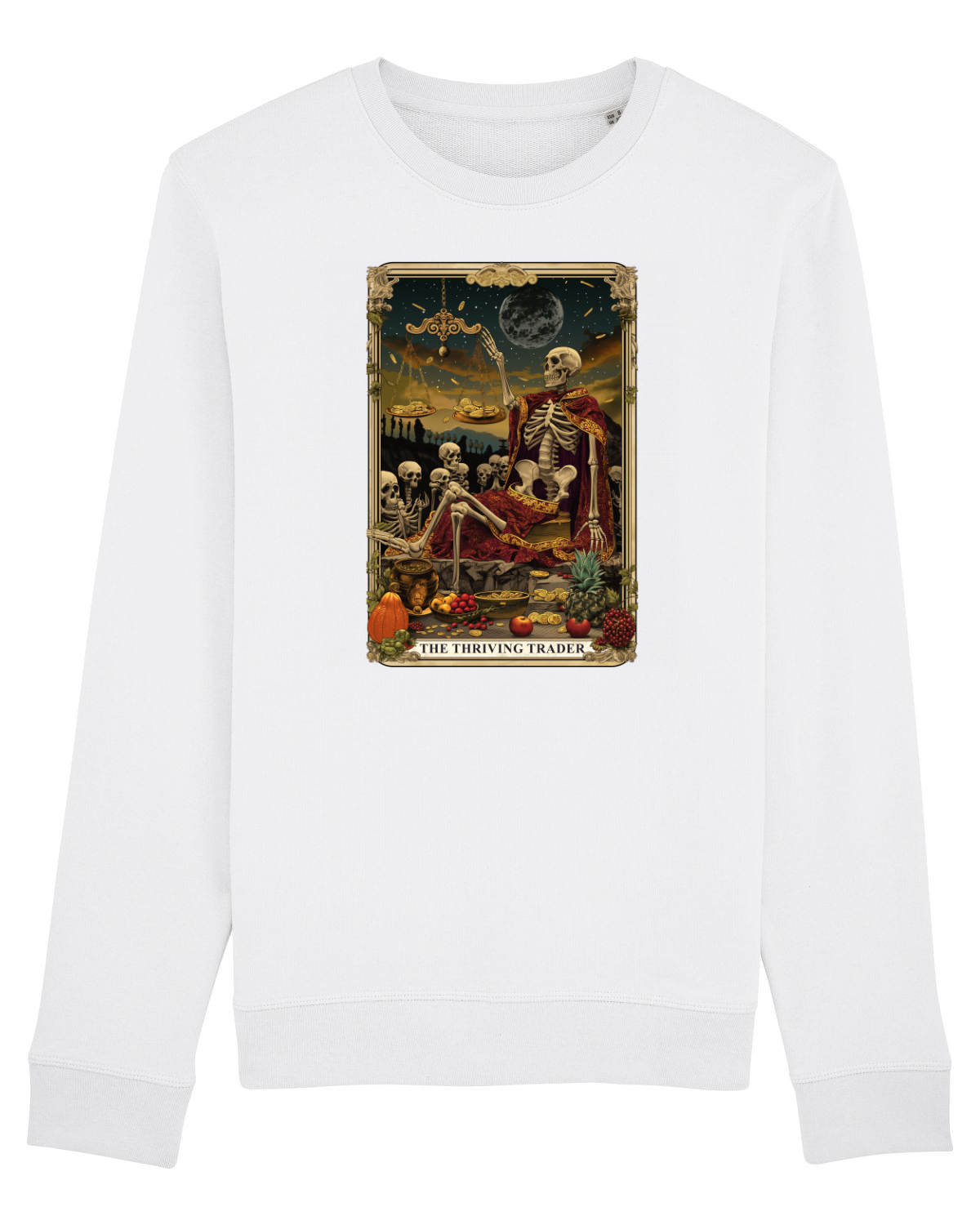 Bluză mânecă lungă Unisex Rise White