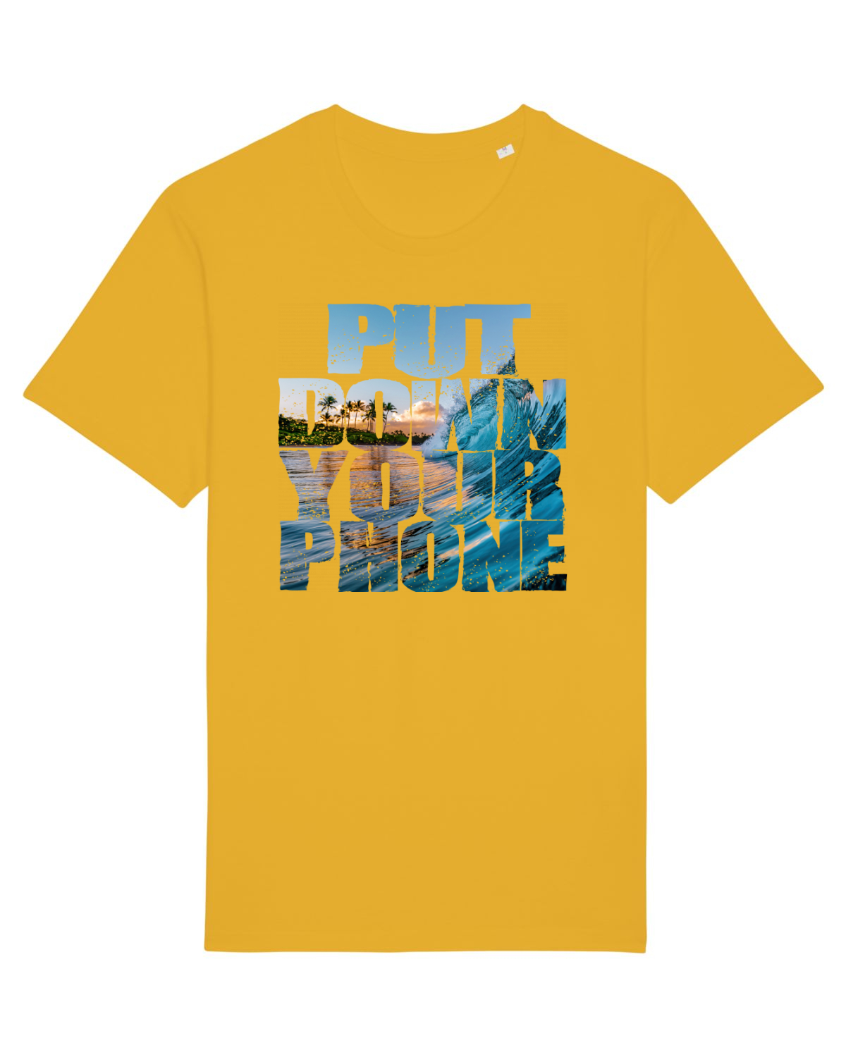 Tricou mânecă scurtă Unisex Rocker Spectra Yellow