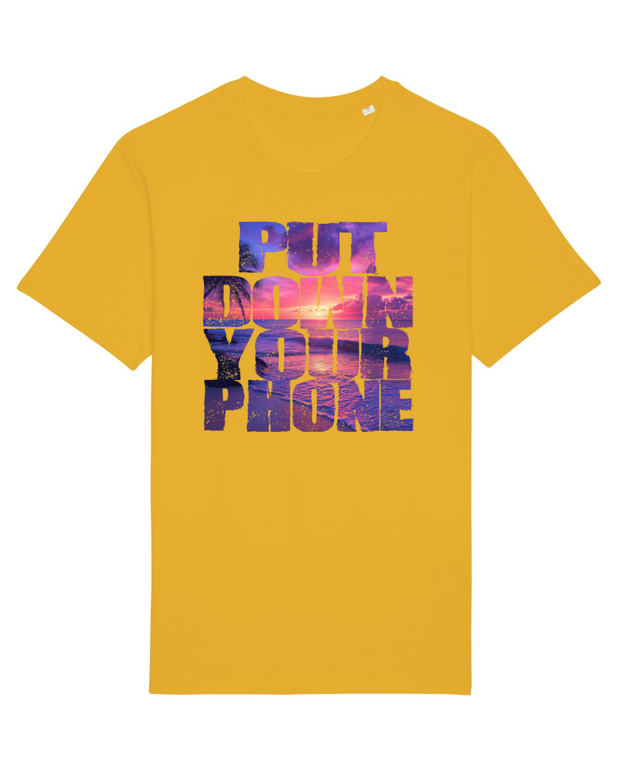 Tricou mânecă scurtă Unisex Rocker Spectra Yellow